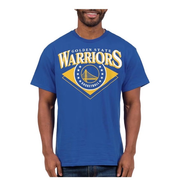 NBA Other - NBA Golden State Warriors Blue and Gold Tee